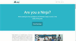 Desktop Screenshot of ninjapartners.com